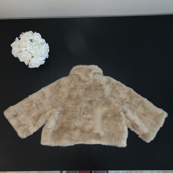 Savini Bettina Sable Fur Bolero Jacket Small - Picture 2 of 8